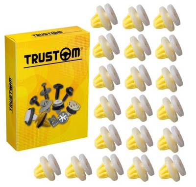 20x кліпса накладки оббивка opel movano vivaro renault kangoo master trafic фото №1