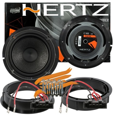 HERTZ EV C 165 ALTAVOCES VW SCIROCCO PARTE DELANTERA I PARTE TRASERA  