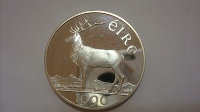 Irlandia 10 ECU , 1990 srebro