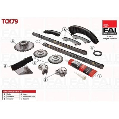 JUEGO CADENA DISTRIBUCIÓN FAI AUTOPARTS TCK79  