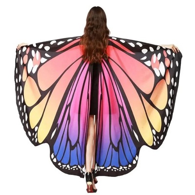 Strój motyl motylek przebranie wróżka skrzydła 160*142cm