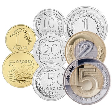 Zestaw monet obiegowych 2022 r. + 5 groszy 2022