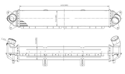 NRF 309060 RADUADOR AIRE DE CARGA  