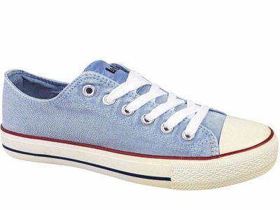 *POWYSTAWOWE* LEE COOPER BUTY TENISÓWKI TRAMPKI NIEBIESKIE DAMSKIE SNEAKERS