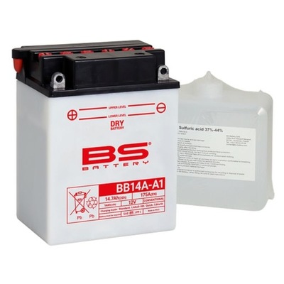 BS BATERÍA BB14A-A1 (YB14A-A1) 12V 14AH 134X89X  