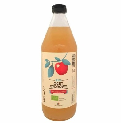 OCET JABŁKOWY BIO 750ML 5 PRZEMIAN