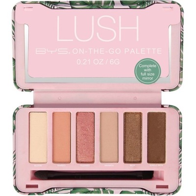 BYS PALETKA CIENI DO POWIEK Cienie do Oczu 6 odcieni Lush On-The-Go