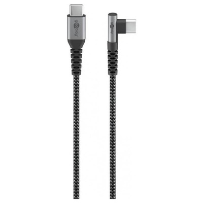 Kabel tekstylny USB-C do USB-C 1m GOOBAY