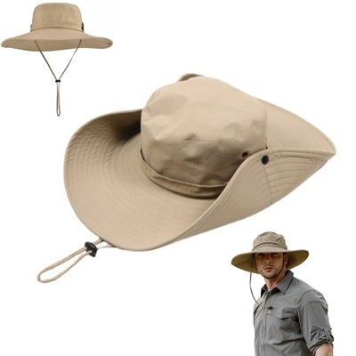 Kapelusz bucket Khaki na obwód głowy 55 - 58 cm