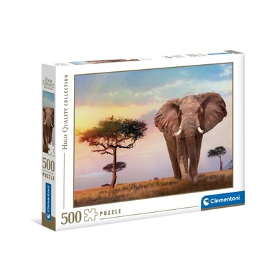 Puzzle 500 elementów słoń Afryka