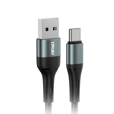 Kabel USB do USB-C 3A 2m BLACK