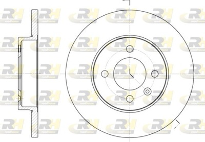 ДИСК ТОРМОЗНОЙ 256X13 P 4-OTW RH 6172.00