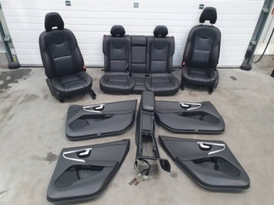 Сидіння заднє сидіння обшивки тунель комплект volvo v40 ii шкіра lift фото №1