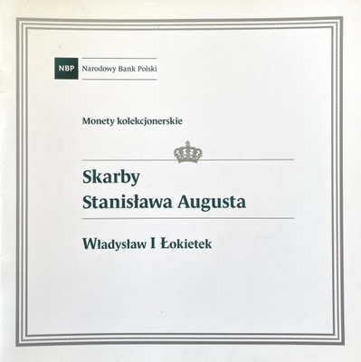 FOLDER EMISYJNY DO MONETY Z SERII SSA - WŁADYSŁAW I ŁOKIETEK