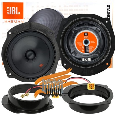 JBL STAGE 3 607 ALTAVOCES FIAT STILO BRAVO PRZO PARTE TRASERA  