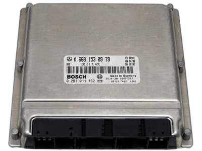 ECU MERCEDES A W168 1.7 CDI A6681530979 0281011152