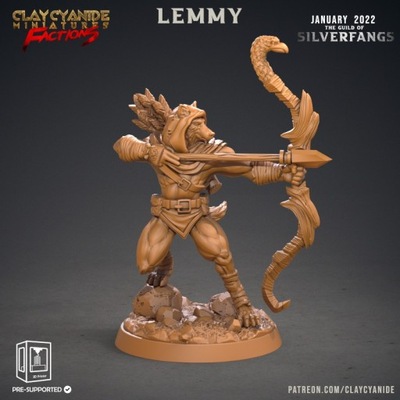 LEMMY Clay Cyanide Miniatures 28 mm