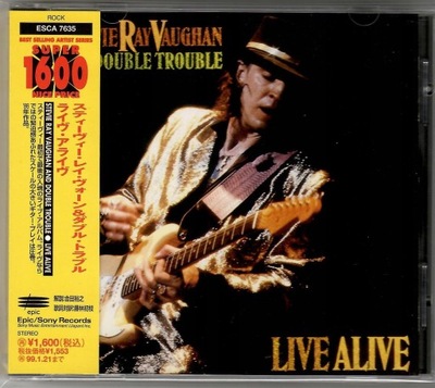 STEVIE RAY VAUGHAN - Live Alive - CD OBI JAPAN