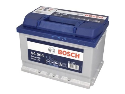 BATERÍA BOSCH S4 004 (60AH/540A, DERECHA +, B13)  