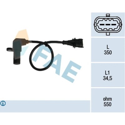 GENERADOR IMPULSOW, EJE DE CIGÜEÑAL FAE 79069  