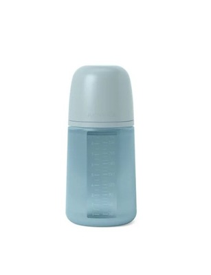 SUAVINEX butelka 240 ml -All Sillicone - niebieska