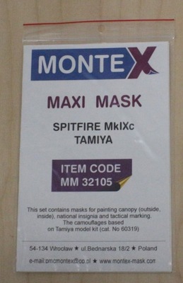 SPITFIRE MkIXc TAMYIA MONTEX MM 32105 1/32