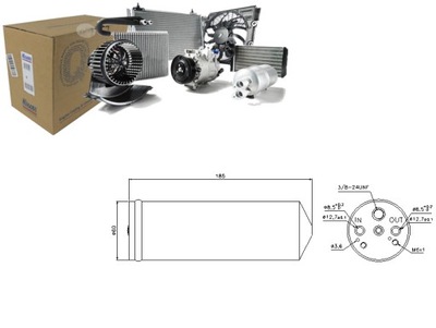 DESHUMECTADOR DE ACONDICIONADOR MITSUBISHI SPACE STAR 1.8 MP  