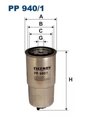 PP940/1 FILTRO COMBUSTIBLES  