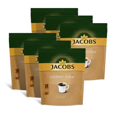 Kawa rozpuszczalna Jacobs Cronat Gold 6x 150g
