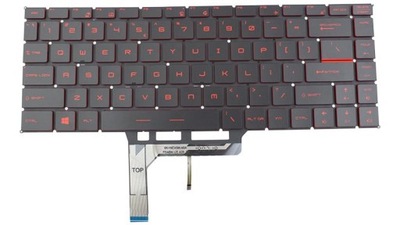 KLAWIATURA DO MSI GF63 THIN 10SCXR / LED RED