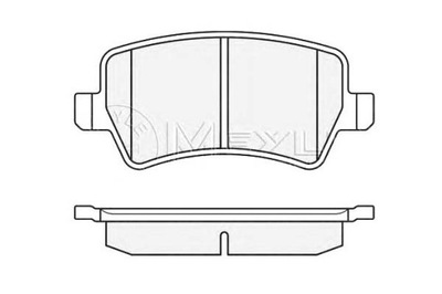 Meyle тормозные колодки тормозные ford galaxy 2.0 tdci wa6 фото №1