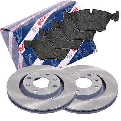 DISCS PADS FRONT BOSCH TOYOTA AVENSIS UNIVERSAL  