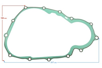 FORRO DERECHO TAPONES KARTERU PARA MOTOCYKLA CLASSIC 125  