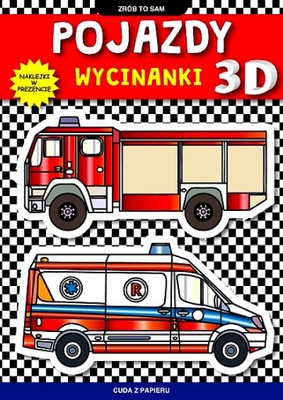 POJAZDY WYCINANKI 3 D