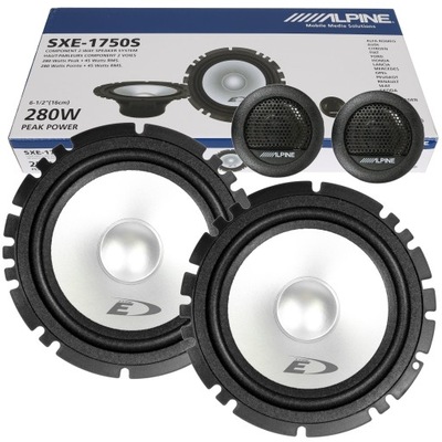 ALPINE SXE-1750S ALTAVOCES DE AUTOMÓVIL 165MM JUEGO  