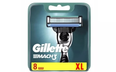 GILLETTE MACH3 OSTRZA WYMIENNE DO MASZYNKI, 8 SZTUK