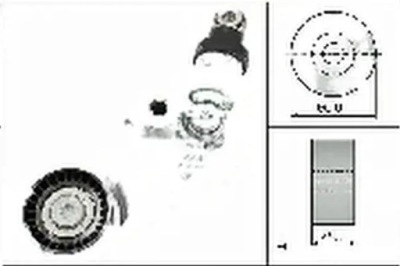Натяжитель ремень клиновой многоручейковый фото №1