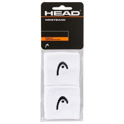 Frotka tenisowa Head Wristbands 2.5" - white