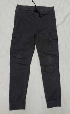 Spodnie bojówki chłopięce H&M 164cm 14 y szare