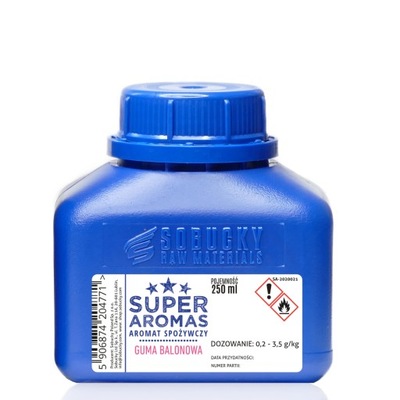 SUPER AROMAS Aromat spożywczy guma balonowa 250 ml