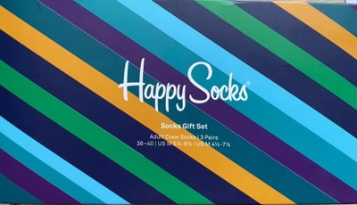 HAPPY SOCKS 3-PACK 36-40