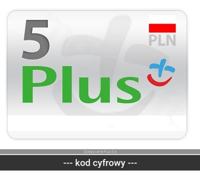 Doładowanie Plus 5 zł