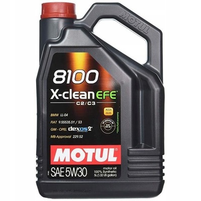 MOTUL 8100 x-clean EFE 5W30 5 L