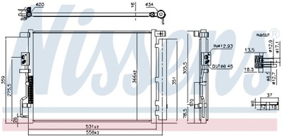 NISSENS 941290 SKRAPLACZ, ACONDICIONAMIENTO  