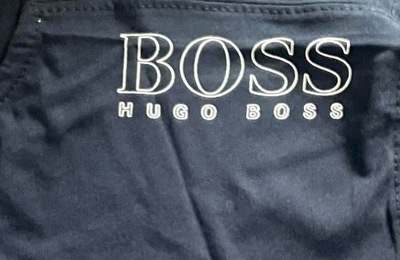 MĘSKA KOSZULKA T-SHIRT HUGO BOSS granatowy M