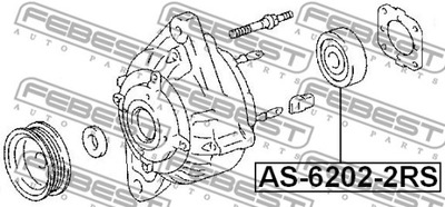 FEBEST AS-6202-2RS FEBEST FEBEST AS-6202-2RS