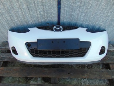 БАМПЕР ПЕРЕД MAZDA 2 II DE D651-50031 БІЛИЙ РЕШІТКА РЕШІТКА