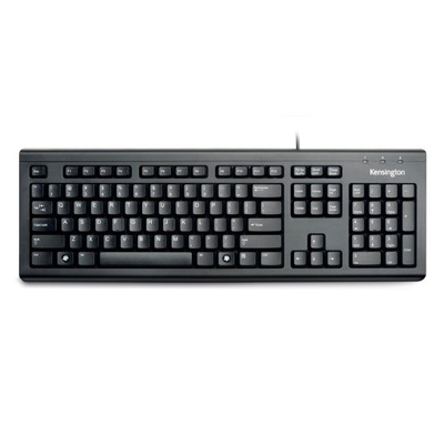 Kensington ValuKeyboard Klawiatura przewodowa USB PC czarna