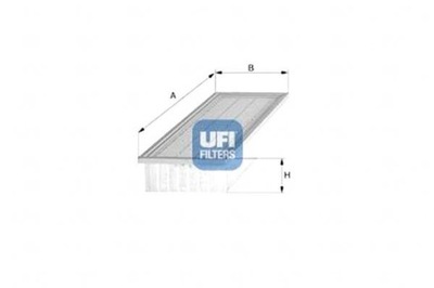 UFI FILTRO AIRE AUDI 100 2.4-2.5D 91- UFI  