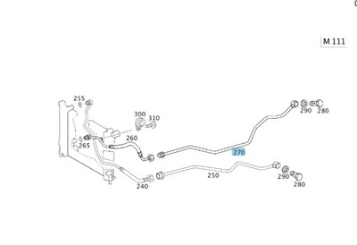 ORIGINAL CABLE DE ACEITE MERCEDES-BENZ A2022702096  